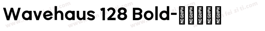 Wavehaus 128 Bold字体转换